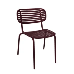 Lot de 4 chaises Mom - Rouge intense (Outlet)