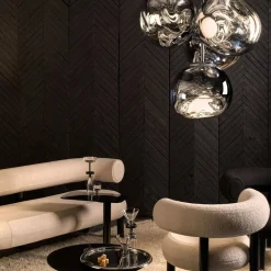 Lustre à Led Melt small - Chrome (Outlet)