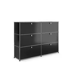 Meuble de rangement vertical 6 modules 6 portes