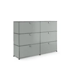 Meuble de rangement vertical 6 modules 6 portes