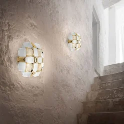 Mida Applique - Blanc / Platine (Outlet)