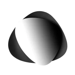 Miroir Colombina noir