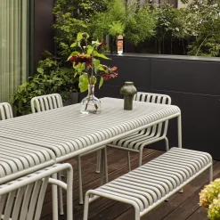 Palissade banc sans dossier