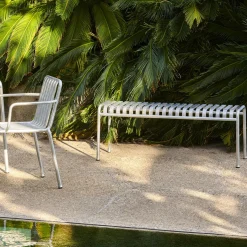 Palissade banc sans dossier