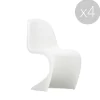 Panton Chair - blanc (lot de 4)