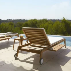 Paralel chaise longue