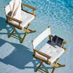 Petit fauteuil Chelsea pliant en teck