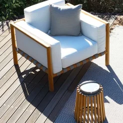 Pevero fauteuil en teck