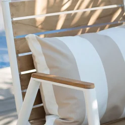 Pilotis fauteuil teck bois