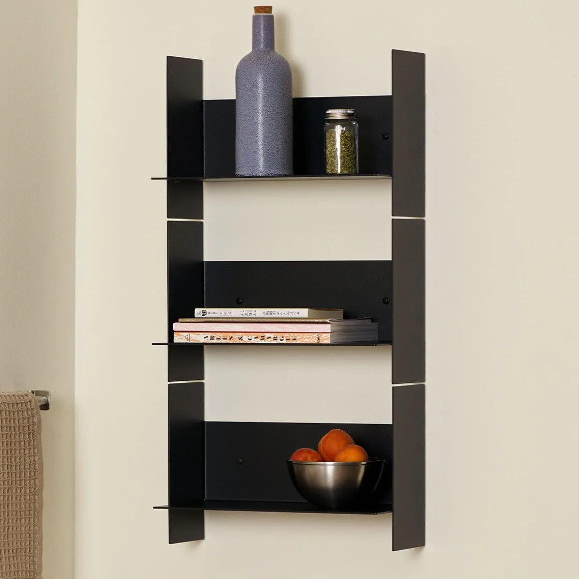 Pli - Lot de 3 étagères murales