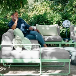 Pouf bellevie - Gris