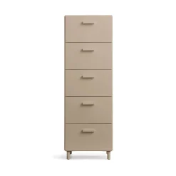 Relief Chest of drawers, tall with legs