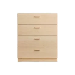 Relief Chest of drawers wide with plinth
