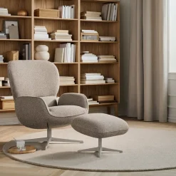 Ripon - Fauteuil + repose-pieds Monza