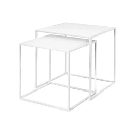 Set 2 tables d’appoint Fera