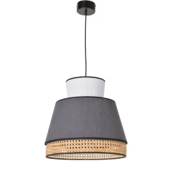 Singapour Suspension - Anthracite - Blanc