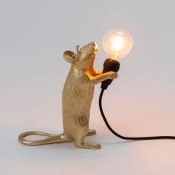 Souris lampe step gold