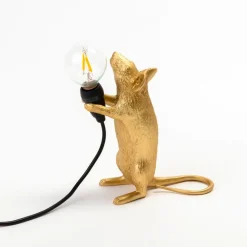 Souris lampe step gold