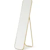 Standing Floor Mirror Brass