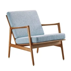 Stefan Lounge chair - Tissu bouclé