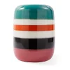 Striped Pill Side Table
