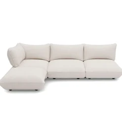 Sumo canapé d’angle - Bouclé recyclé