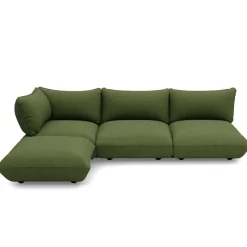 Sumo canapé d’angle - Bouclé recyclé