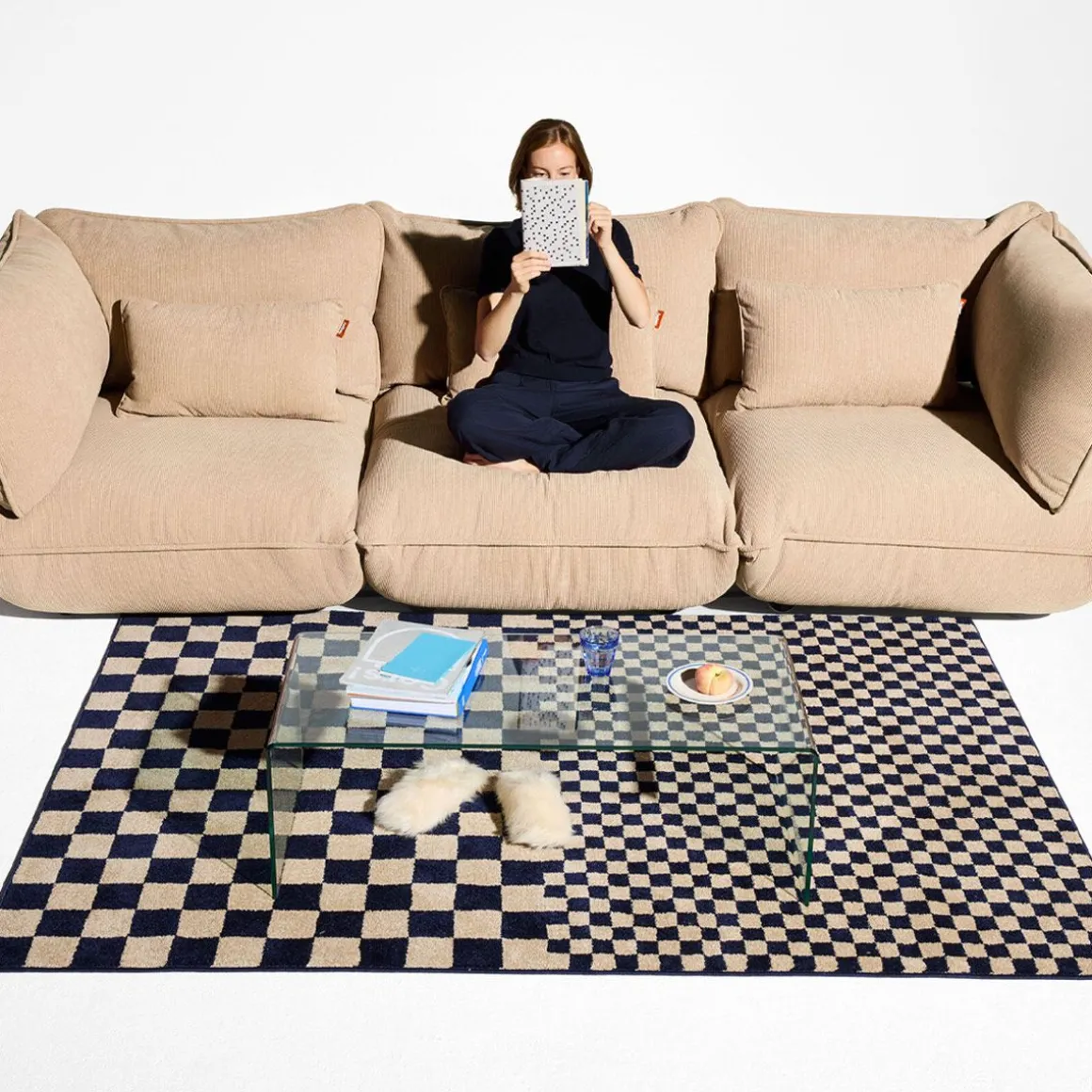 Sumo canapé d'angle - Cord recyclé