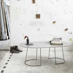 Table base Airy 120 cm - Gris (Outlet)