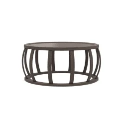 Table basse Loto 80 cm - Chêne fumé (Outlet)