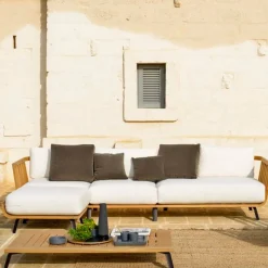 Table basse Welcome en teck