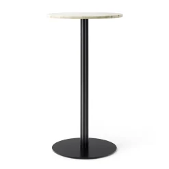 Table Colonne Harbour Table de bar - Marbre Blanc