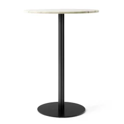 Table Colonne Harbour Table de bar - Marbre Blanc