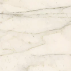 Table d'appoint Lithos - Marbre Blanc / Nickel Bronze (Outlet)