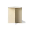 Table d'appoint ronde - Crème (Outlet)