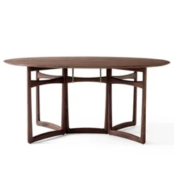 Table drop leaf HM6 - noyer huilé