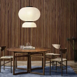 Table drop leaf HM6 - noyer huilé