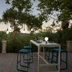 Table haute Bellevie 140x80 cm