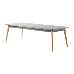 Table rectangle 55 - pieds bois