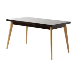 Table rectangle 55 - pieds bois