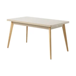 Table rectangle 55 - pieds bois