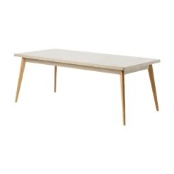 Table rectangle 55 - pieds bois