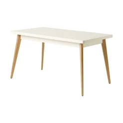 Table rectangle 55 - pieds bois