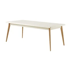 Table rectangle 55 - pieds bois