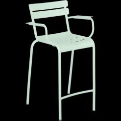 Tabouret bridge Luxembourg avec accoudoirs - Lot de 2