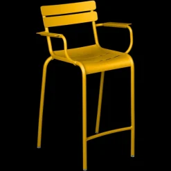 Tabouret bridge Luxembourg avec accoudoirs - Lot de 2