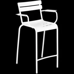 Tabouret bridge Luxembourg avec accoudoirs - Lot de 2