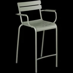 Tabouret bridge Luxembourg avec accoudoirs - Lot de 2