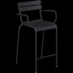 Tabouret bridge Luxembourg avec accoudoirs - Lot de 2