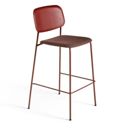 Tabouret de bar soft edge 90 avec revêtement